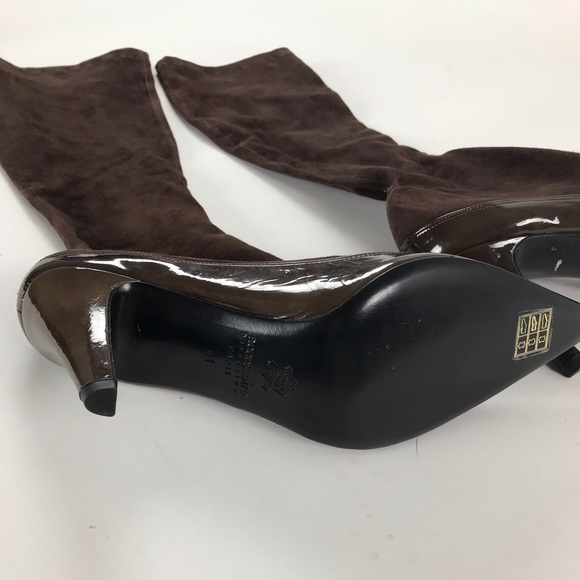 Accessoire Diffusion NWOT Patent & Suede Boots - Picture 4 of 7